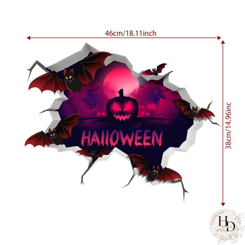 Removable 3D Stickers For Halloween Theme Decoration