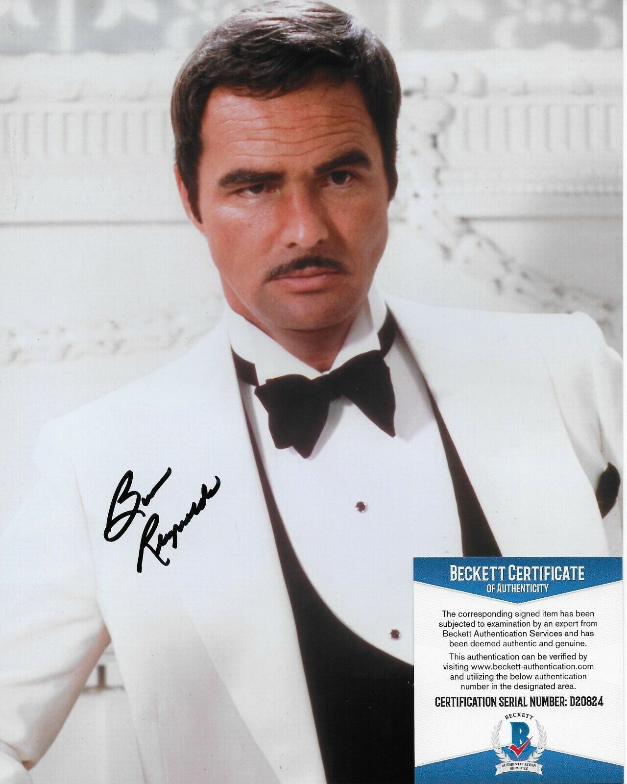 Burt Reynolds (RIP 1936-2018) Original Autographed 8X10 Photo Poster painting w/Beckett COA #6