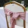Plain Colors Bowknot Wedding Event Chair Decor Covers