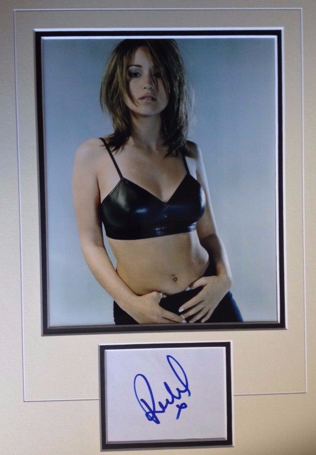 RACHEL STEVENS - CHART TOPPING SINGER - S CLUB - SUPERB SIGNED Photo Poster painting DISPLAY