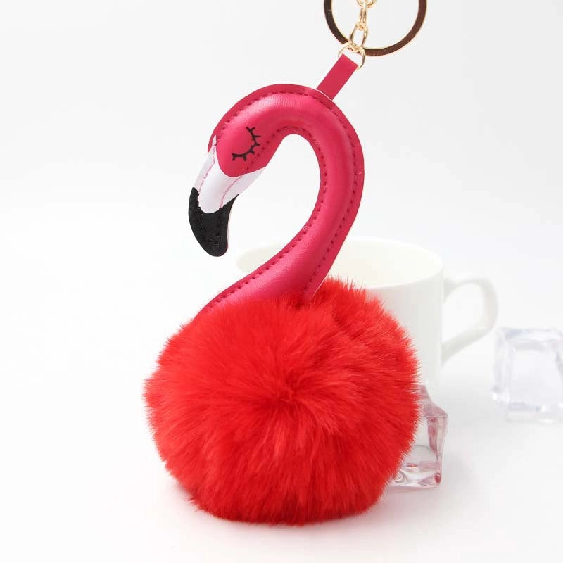 Plush Flamingo Bag Charms