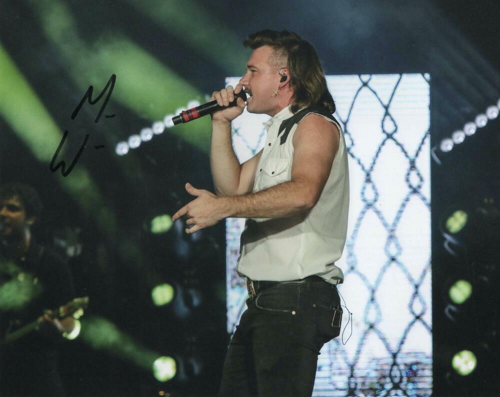 MORGAN WALLEN SIGNED AUTOGRAPH 8X10 Photo Poster painting - REDNECK COUNTRY MUSIC STAR, RARE