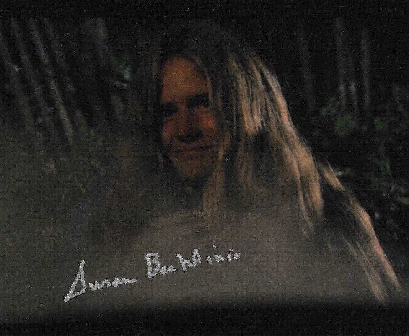 * SUSAN BACKLINIE * signed 8x10 Photo Poster painting * JAWS CRISSIE * PROOF * COA * 9