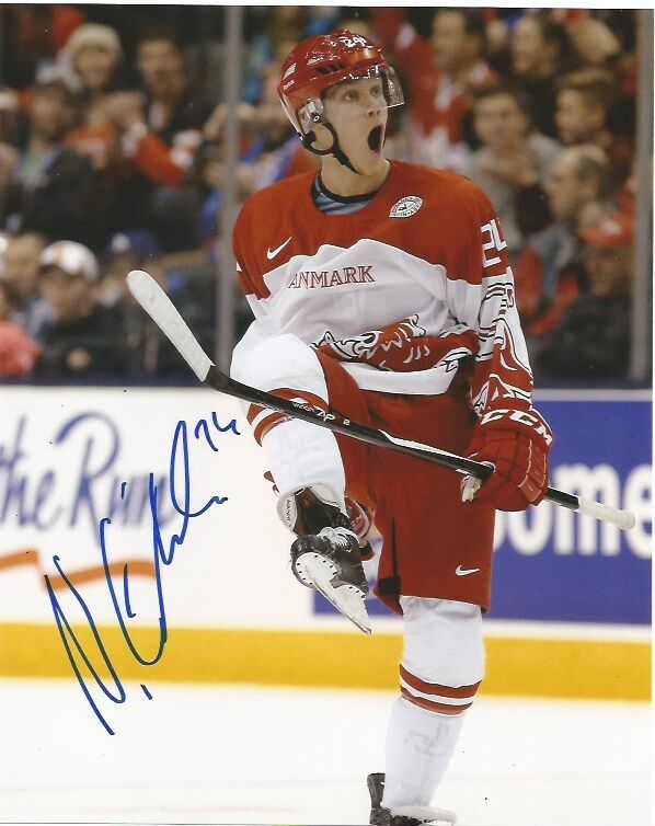 Denmark Nikolaj Ehlers Autographed Signed 8x10 Photo Poster painting COA C