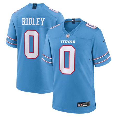 Youth Tennessee Titans #0 Calvin Ridley Nike Light Blue Game Jersey