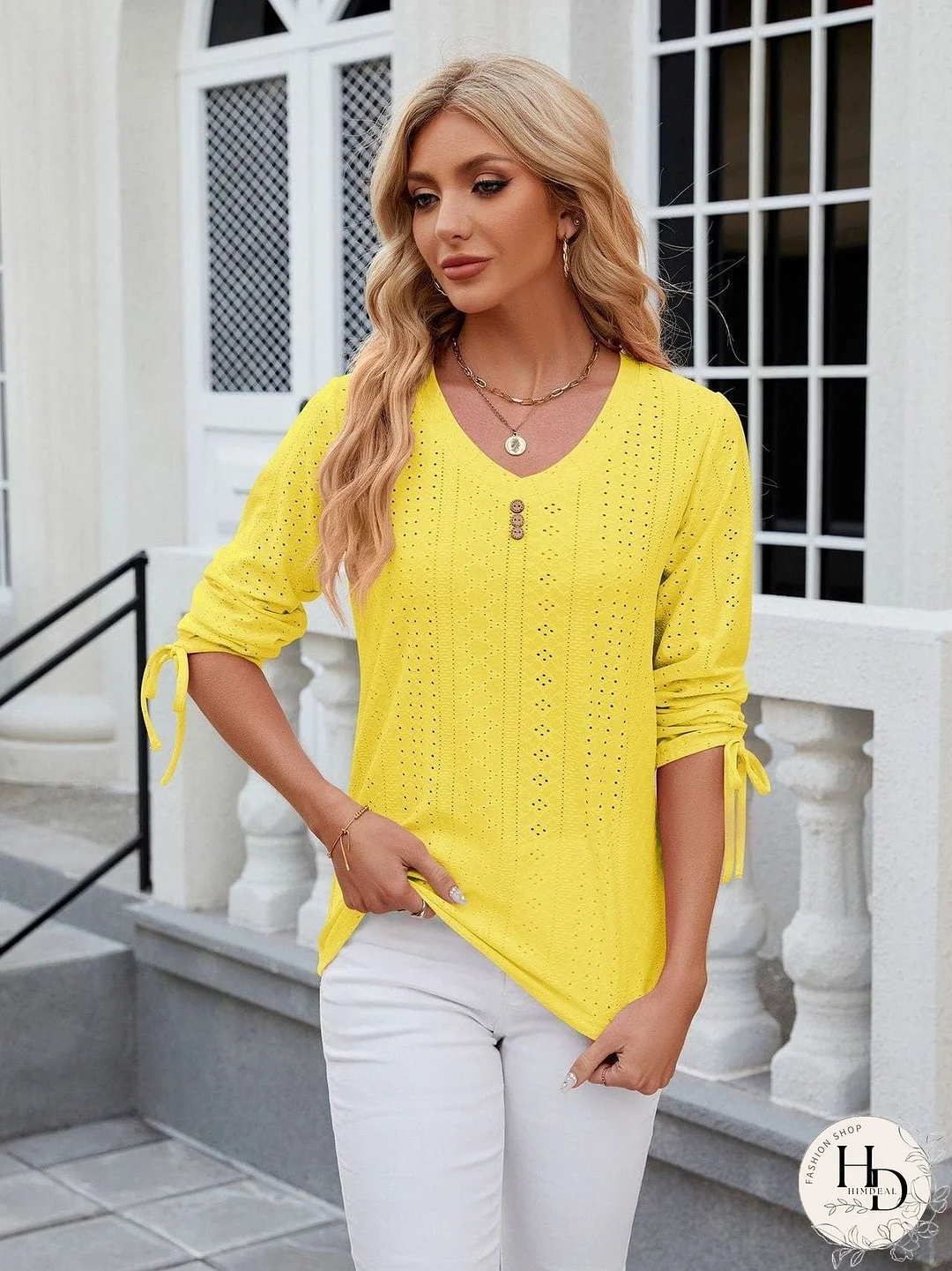 Versatile Knit Mock Neck T-Shirt