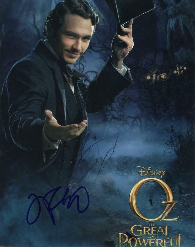 JAMES FRANCO SIGNED AUTOGRAPH 8X10 Photo Poster painting - OZ THE GREAT AND POWERFUL, SPIDER-MAN