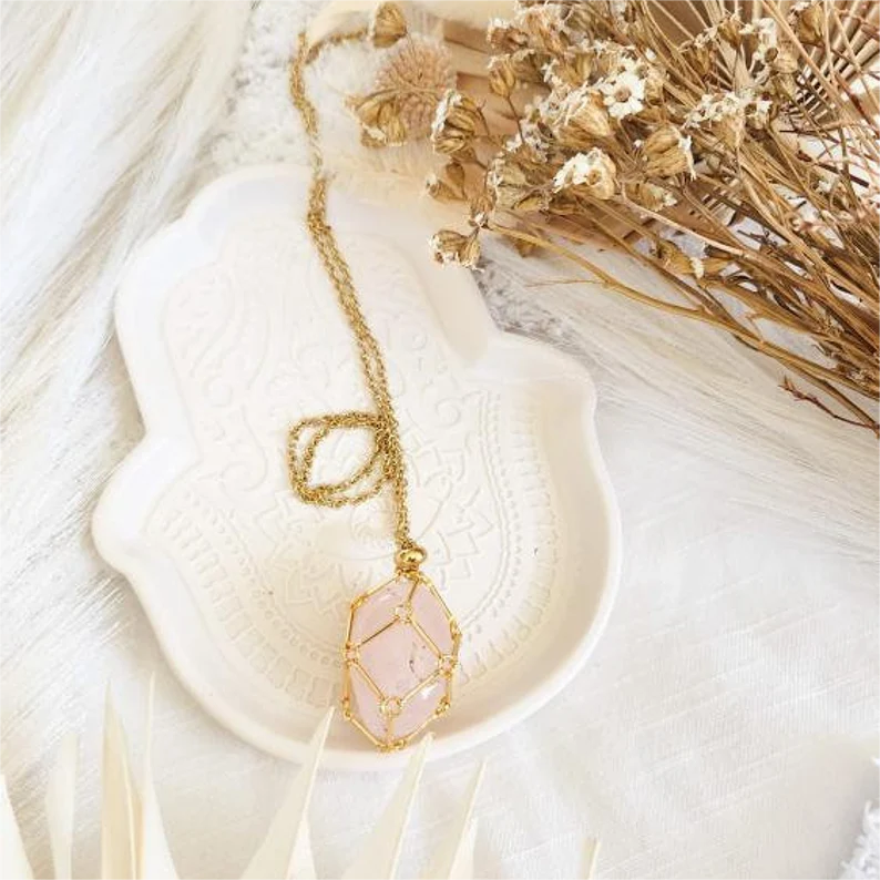 Interchangeable Crystal Tumble Necklace