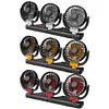 3 Head Electric Car Fan 2 Speeds Auto Air Circulation Fan for Home Desk Office