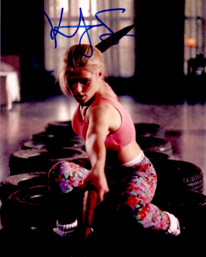 Kristy Swanson autographed signed Buffy the Vampire Slayer 8x10 1992 movie Photo Poster painting