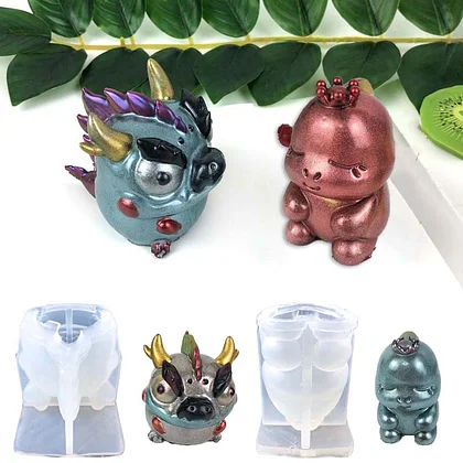 Hatch Your Creativity with CrazyMold's 3D Broken Shell Baby Dragon Resin  Molds