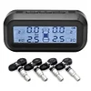 AN-10C Solar Car LCD Tire Pressure Monitoring Tyre Temp Alarm System