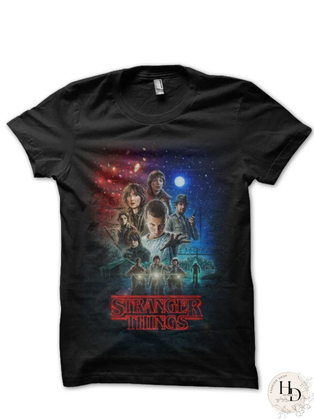 Stranger Things Black T-Shirt