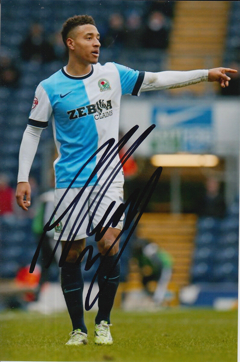 BLACKBURN ROVERS HAND SIGNED ADAM HENLEY 6X4 Photo Poster painting 1.