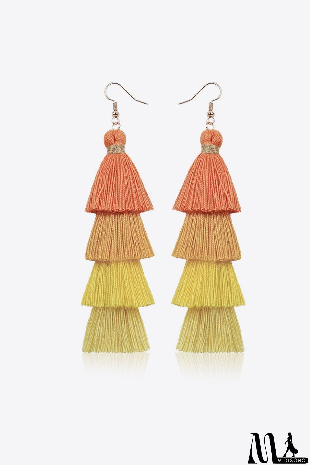 MidiSono - Layered Tassel Earrings