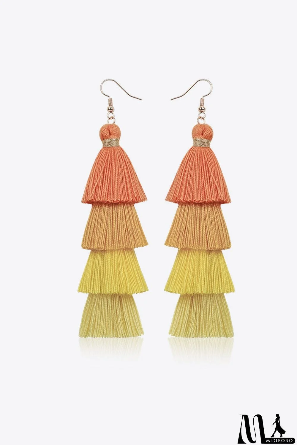 MidiSono - Layered Tassel Earrings