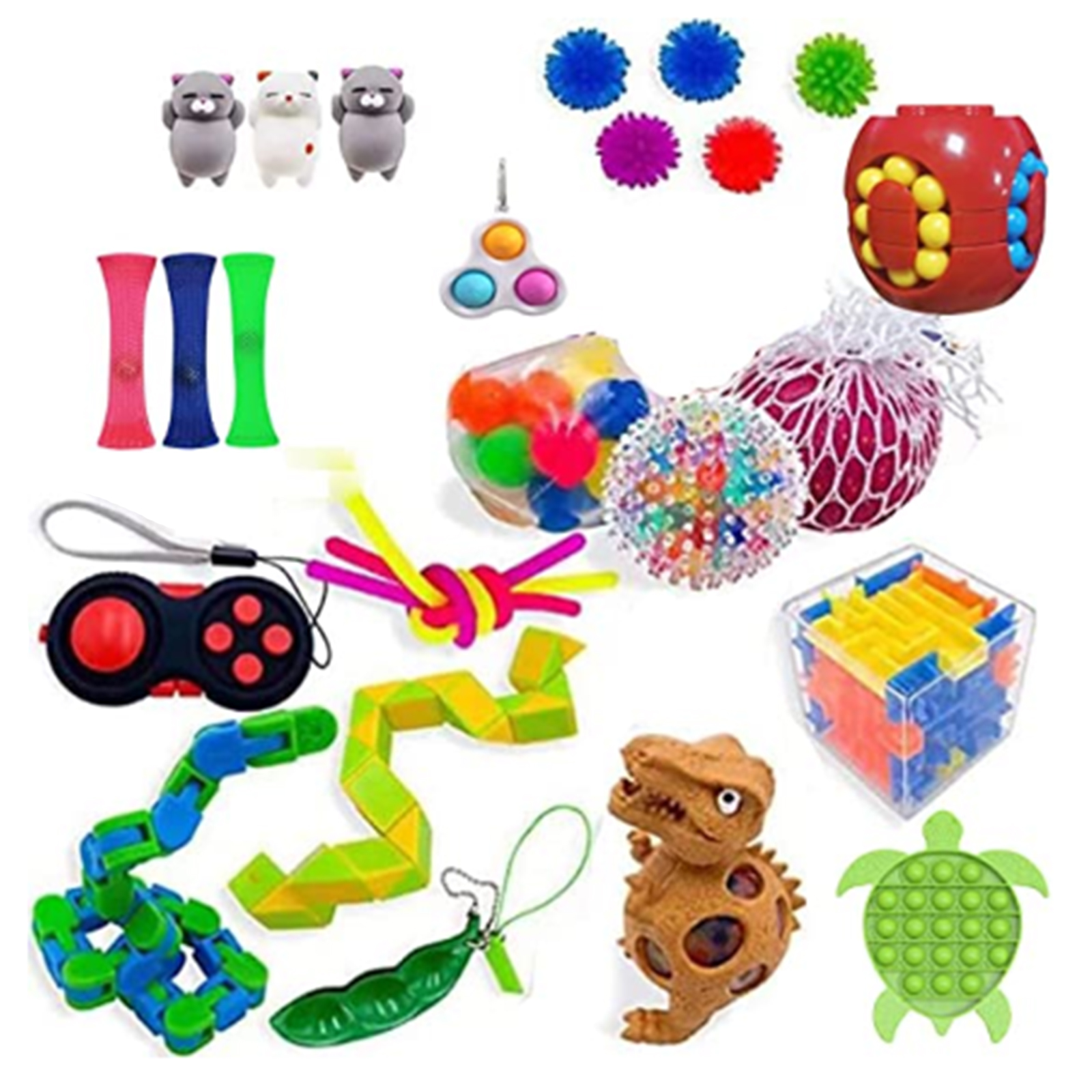 

Push Bubble Sensory Fidget Toys Set, 501 Original