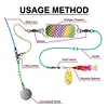 Trolling Fishing Diving Flash Board Salmon Fishing Flasher Bait Lure Flasher
