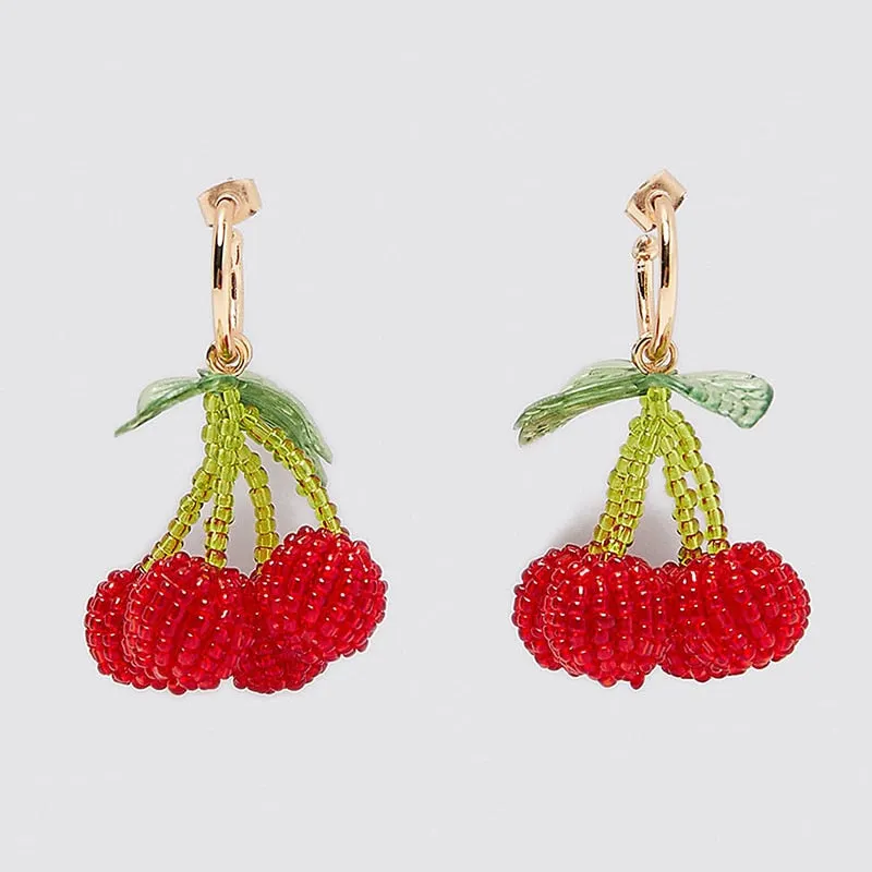 Dvacaman 2020 New Fashion Irregular Ceramic Pendant Earrings Women Vintage Handmade Resin/Wood/Metal Long Drop Earrings Jewelry