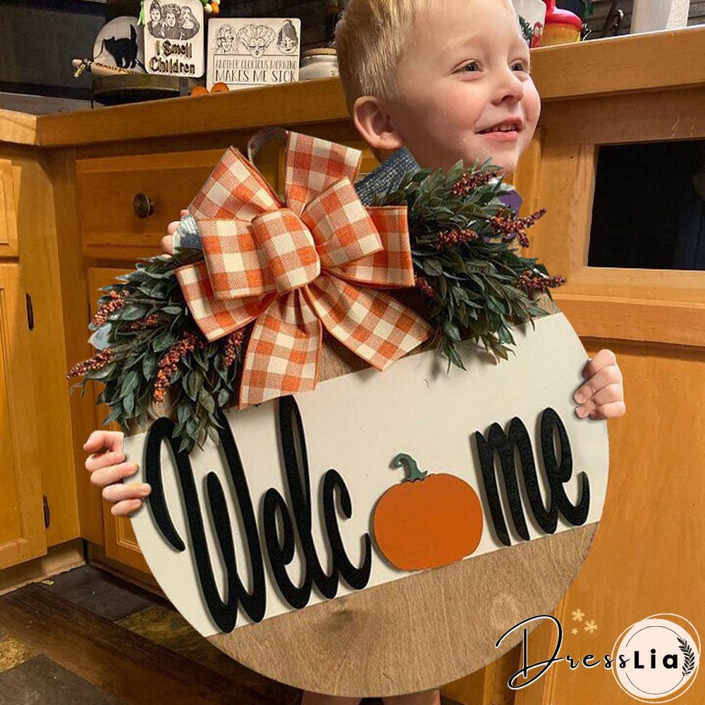 New Fall Door Hanger-Autumn Nature Decoration