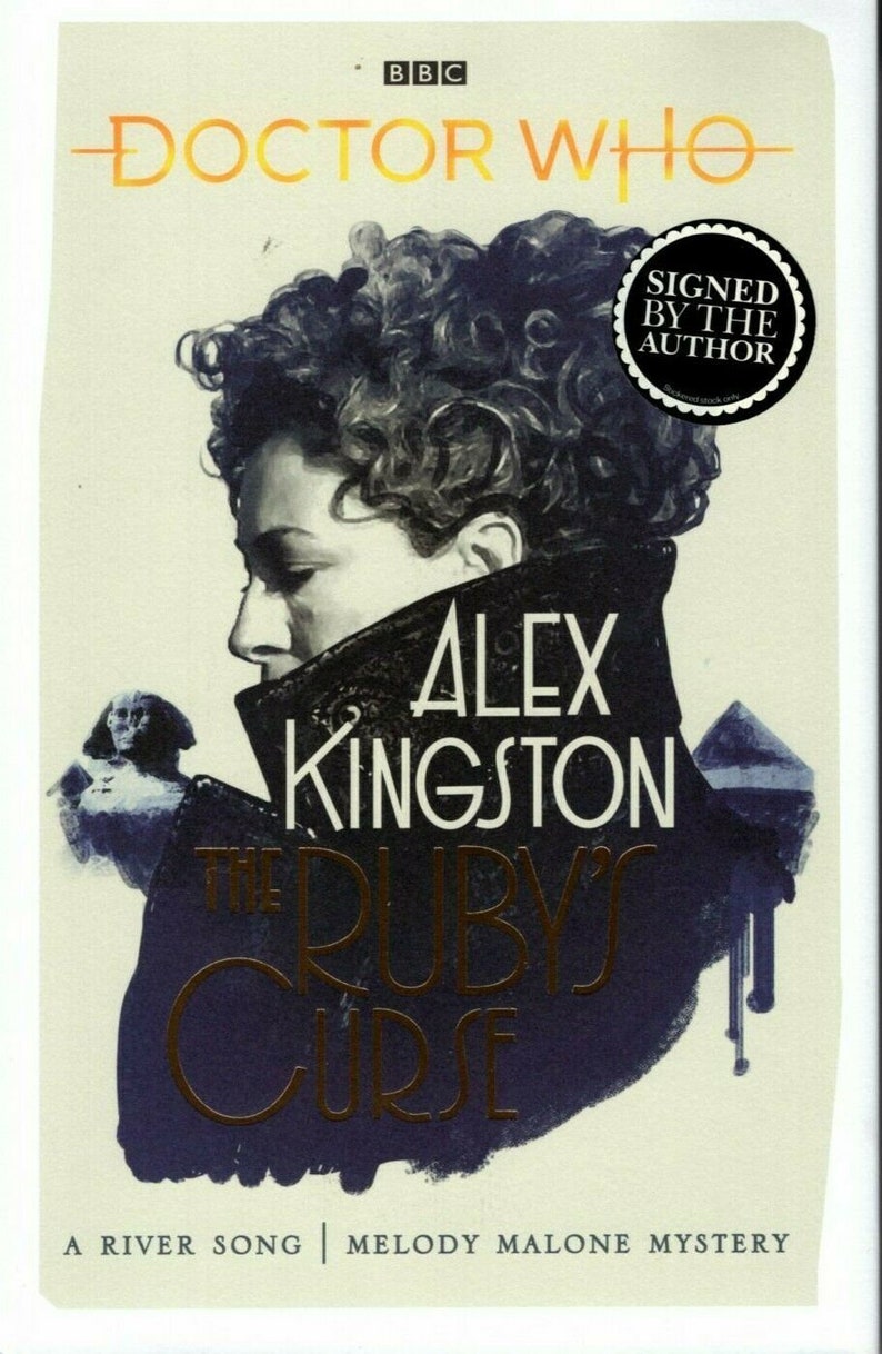 Alex kingston signed autographed 1st edition doctor who book