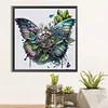 5D DIY Full Round Drill Diamond Painting Mechanical Butterfly Kit Decor 40x40cm