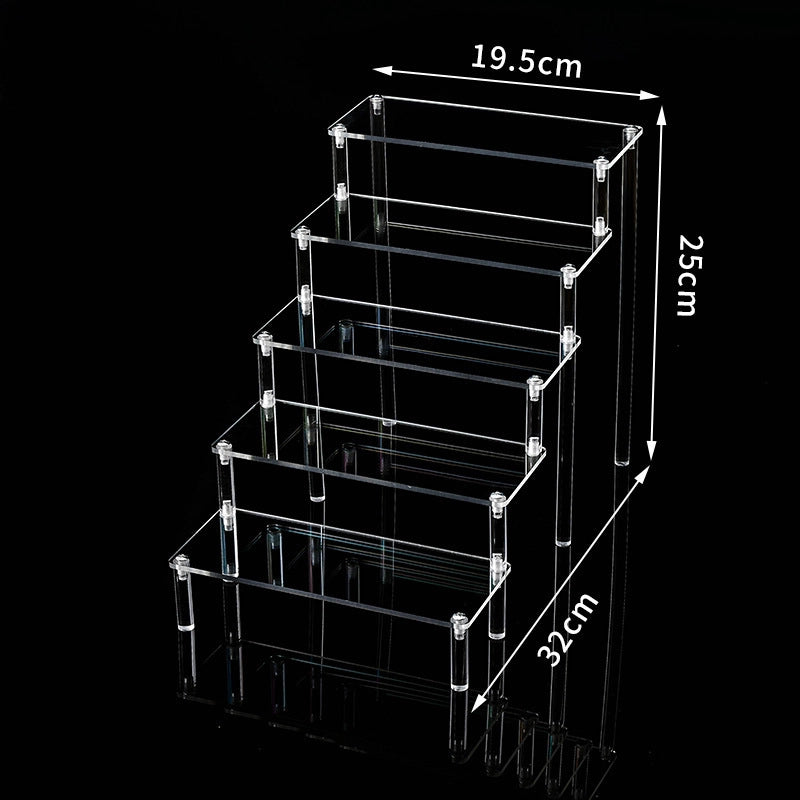 1 Piece Arylic Minimalist Transparent Jewelry Display