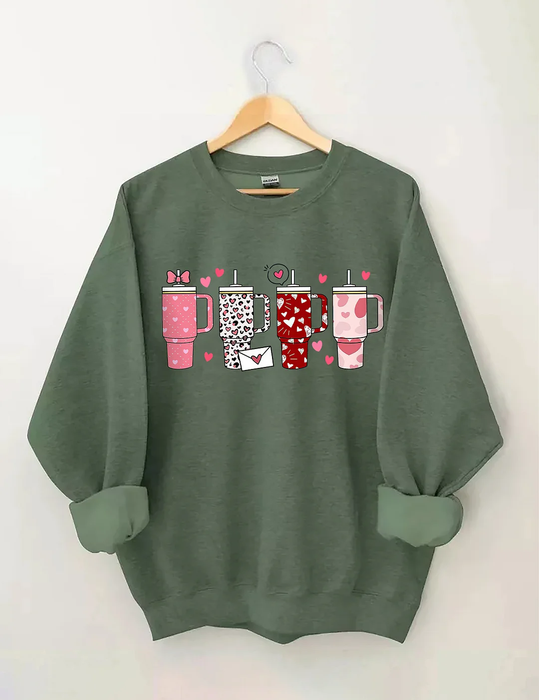 Retro Obsessive Cup Disorder Valentine Sweatshirt