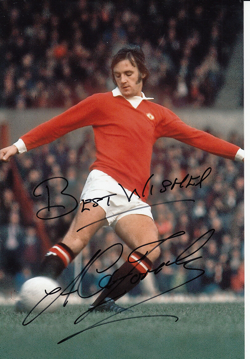 Manchester United Hand Signed Alex Forsyth Photo Poster painting 12x8 2.