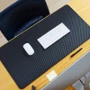 Carbon Fiber Leather Table Pad Splicing Desk Laptop Pad