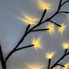 Vine Light Rattan Tree with Remote Control USB Flexible Willow Vine Lights Reusable DIY Willow Vines Branch Light for Room Wall Wedding Party Decor