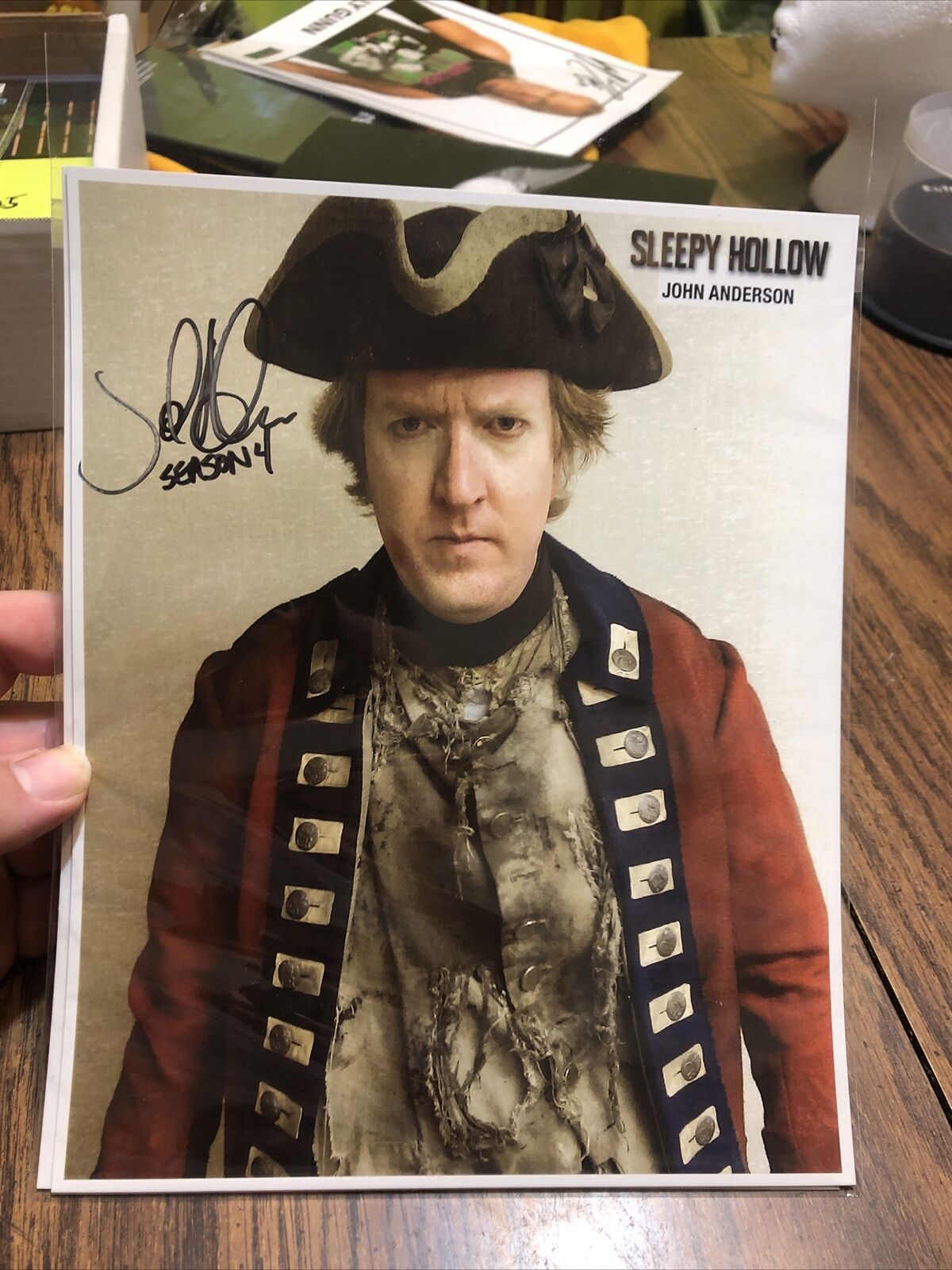 John Anderson SIGNED Sleepy Hollow Season 4 8x10 Horror Photo Poster painting COA