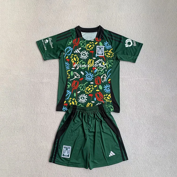 24/25 Tigres Special Edition Green Kids Set
