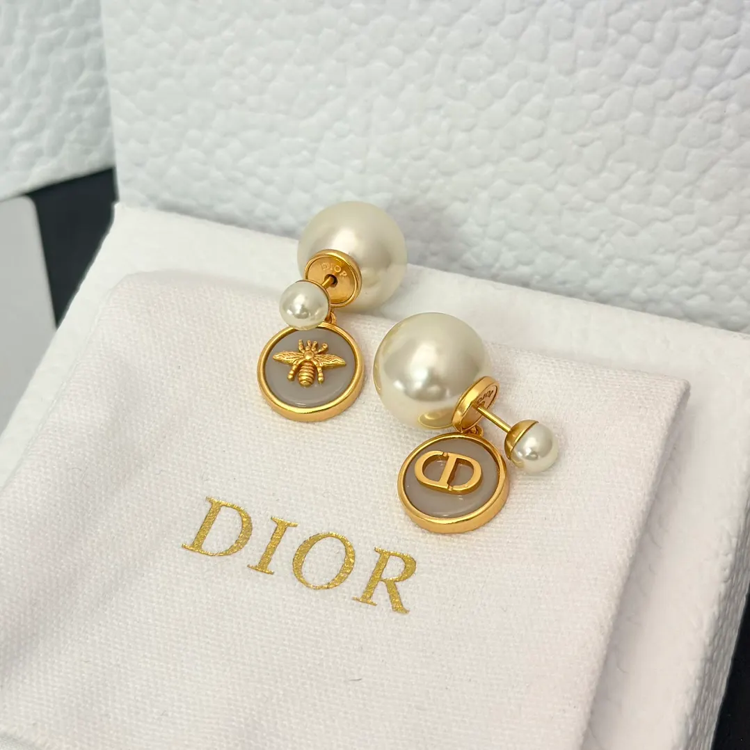 Dior Bee Pearl Earrings