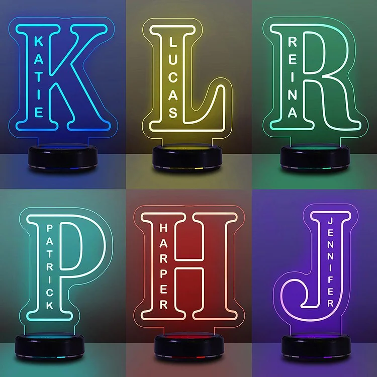 Custom LED Letters Night Light Personalized Name Light for Decoration