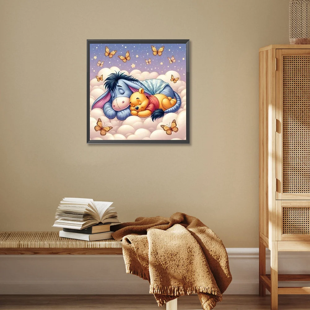 Diamond Painting - Full Round Drill - Winnie the Pooh(Canvas|30*30cm)