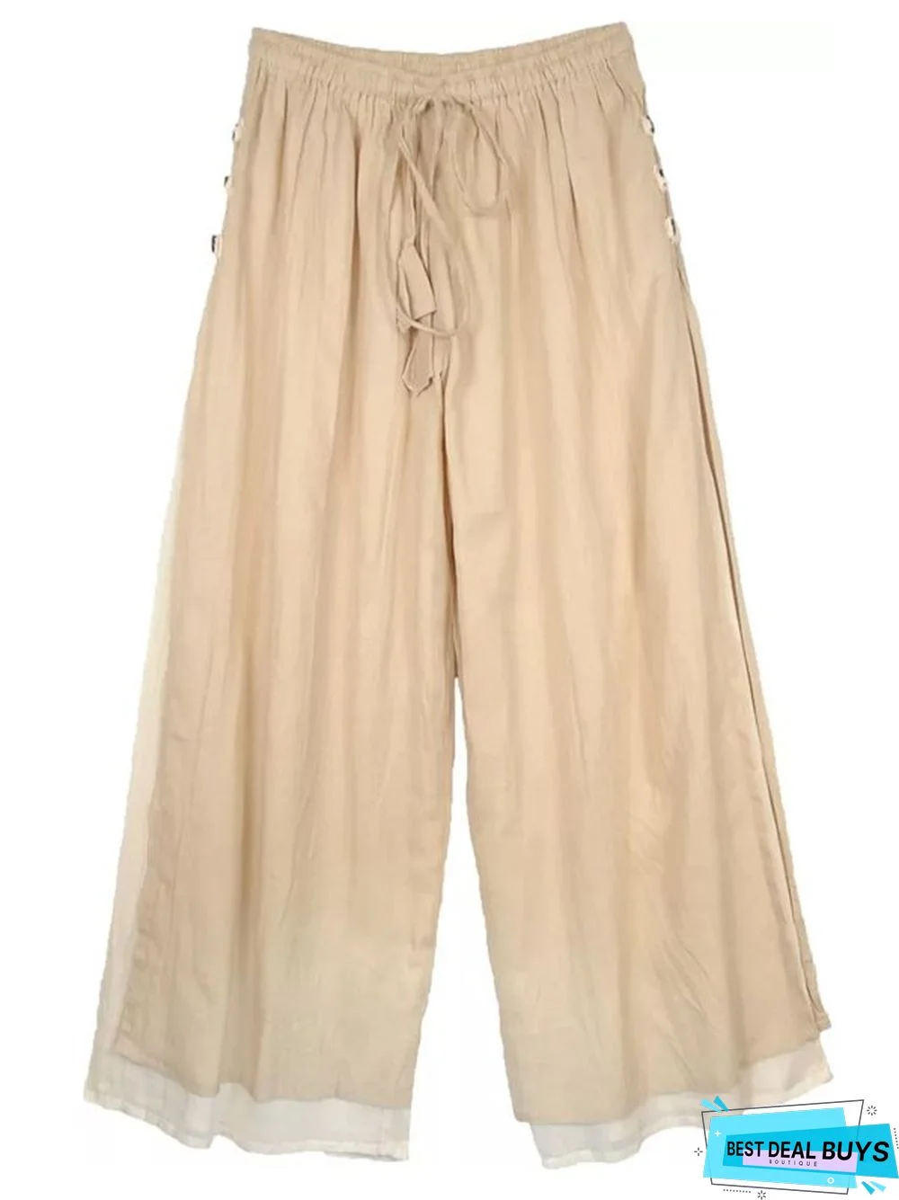 Casual Double Layer Pants