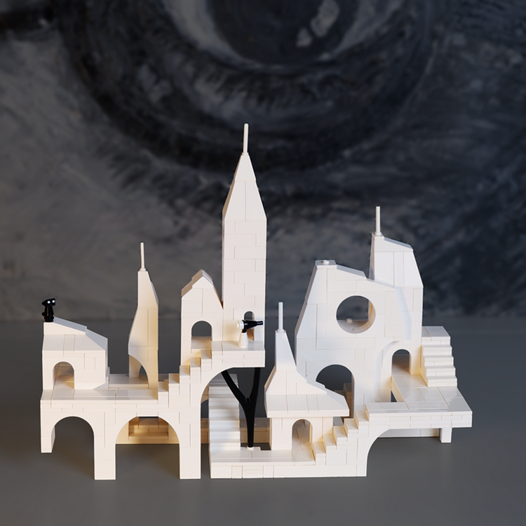 Castle of Water | Immersive underwater building blocks, build your miniature fantasy kingdom slivor