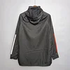 2021 Real Madrid Jersey Windbreaker Black(White Red Edge) love fball