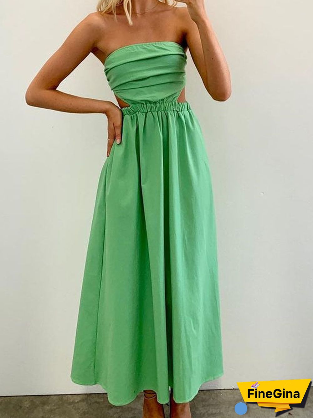 Sexy Vacation Casual Cotton Linen Dress