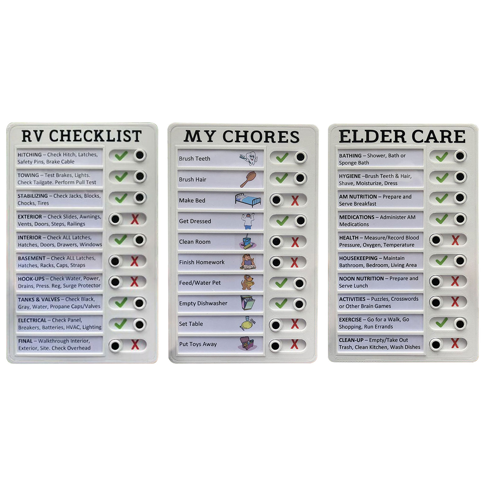 

Notepads for RV Home Elder To Do List Checklist Daily Planner Reusable, 501 Original