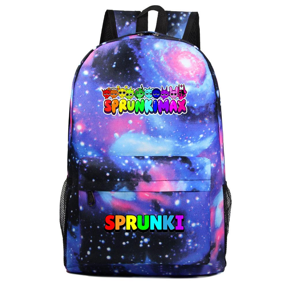 Mayoulove Sprunki Backpack Lightweight Design Multi-Functional For School Use-Mayoulove