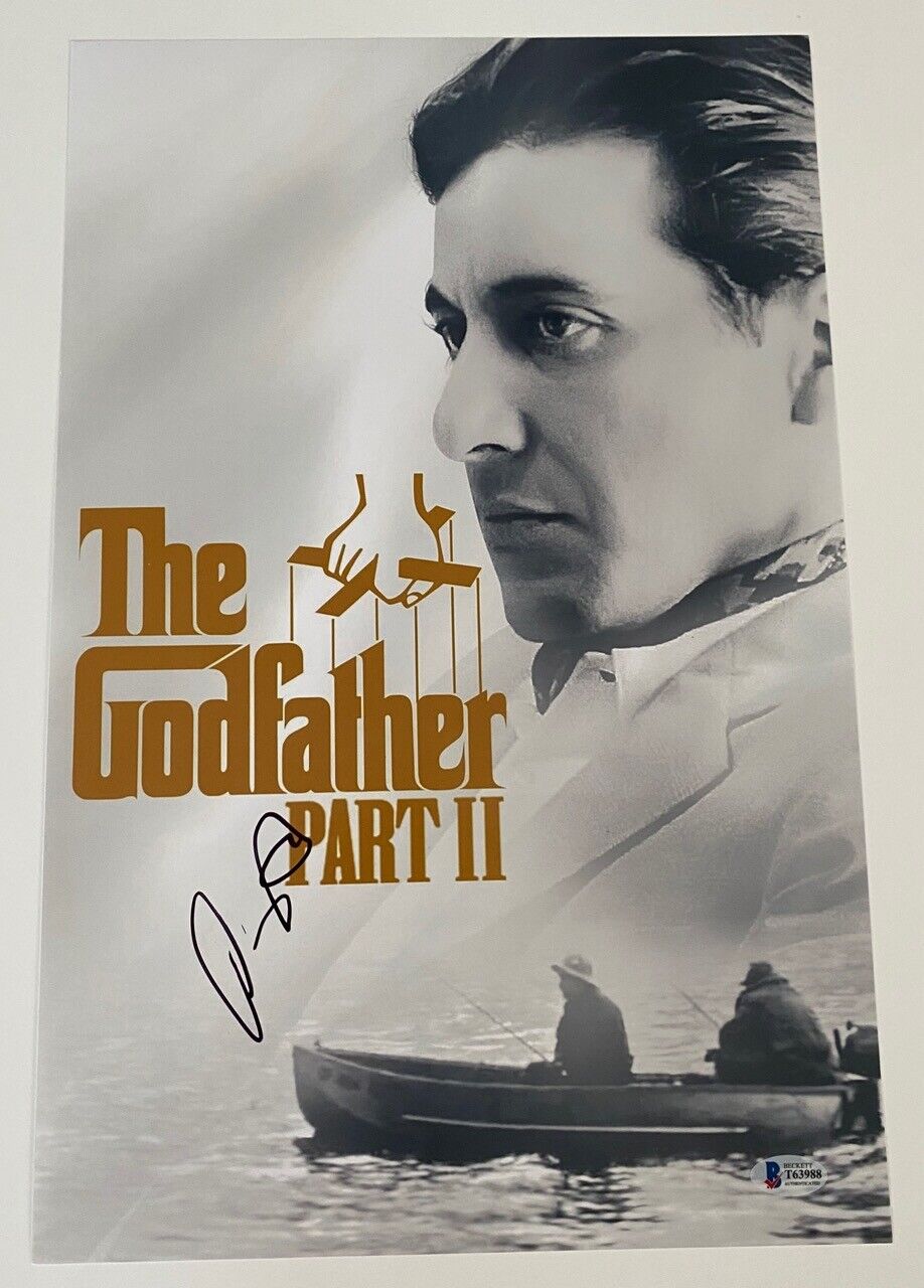 Al Pacino Signed Autograph THE GODFATHER PART II 11x17 Poster Photo Poster painting Beckett COA