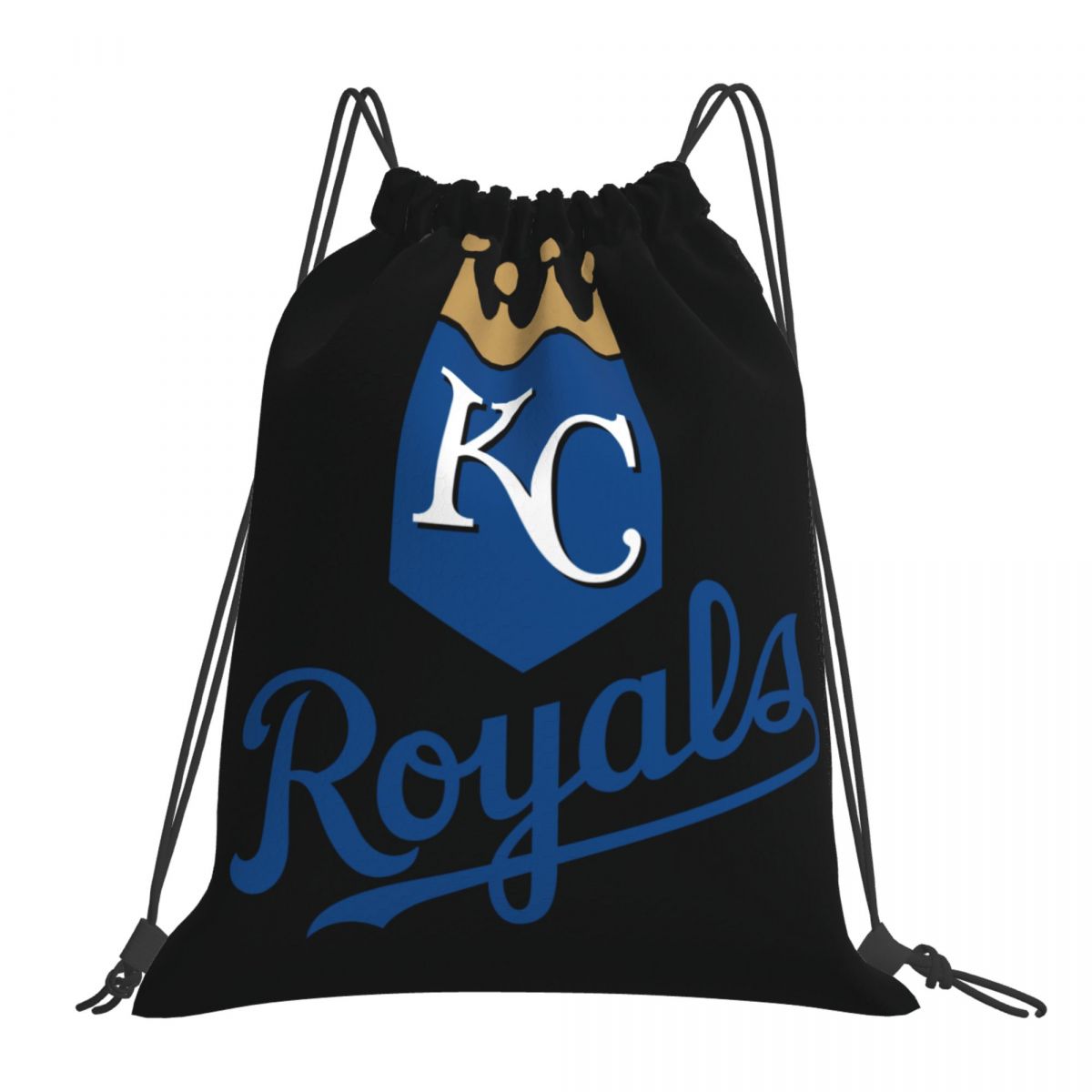 Kansas City Royals Logo Drawstring Bags for School Gym