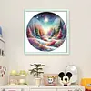 Colorful Forest-11CT Stamped Cross Stitch 45*45cm/17.72*17.72in tapestrymarket