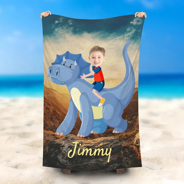 BlanketCute-Personalized Bath Towels With Your Name and Photo | 31