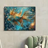 Diamond Painting-DIY Full Round Drill Gold Powder Betta Fish(40*50CM)