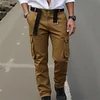 Men's Three-dimensional Pocket Overalls Loose Wear-resistant Outdoor Trousers
