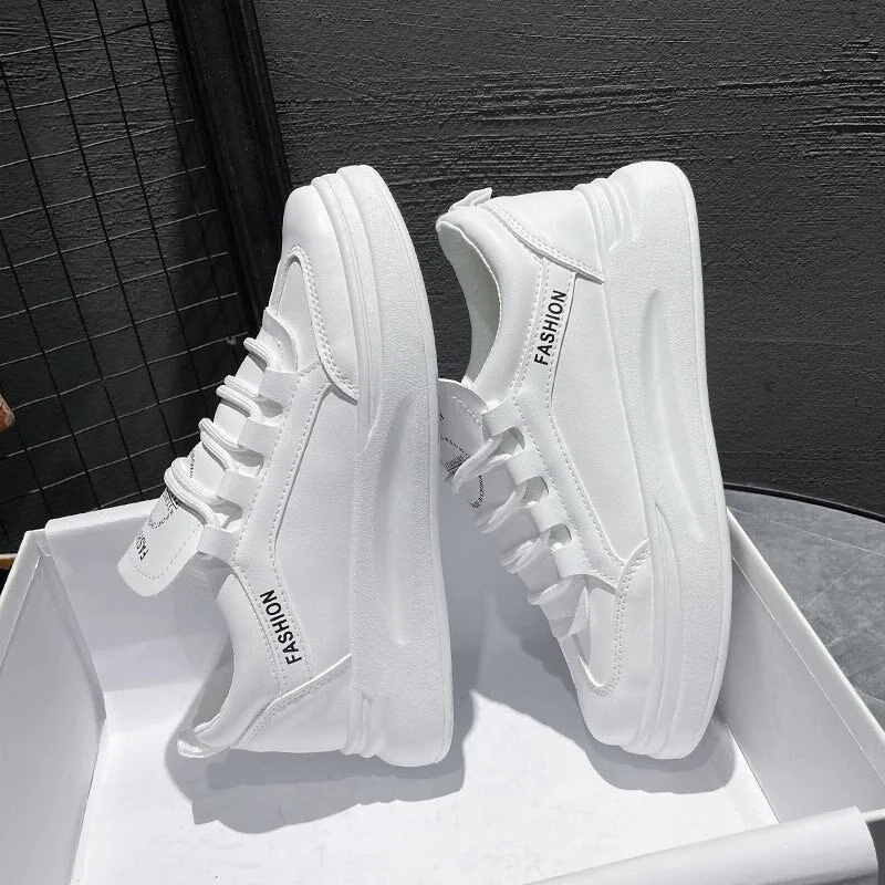 Fashion Korean Women Shoes White Platform Sneakers Ladies Spring Flying Casual Shoes Women Breathable Mesh Shoes For Woman