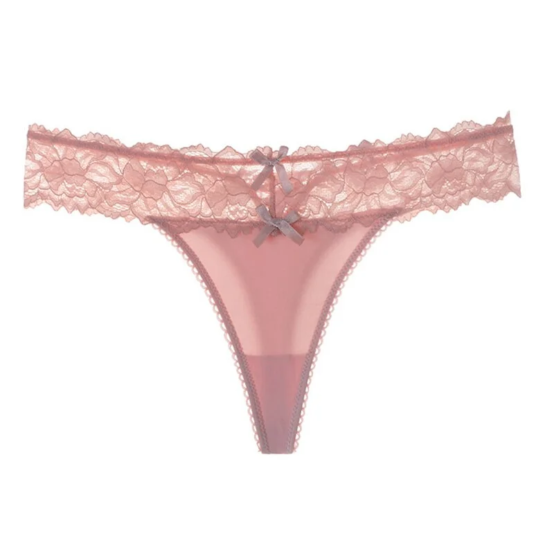 Sexy Women's Underwear Lace Hollow Out Panties Cross Bandage Seamless Underpant Low Waist Lingerie Seduction panties